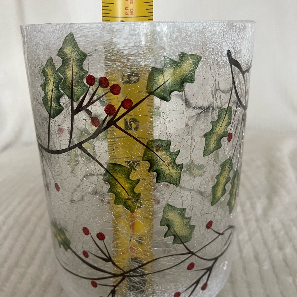 Christmas hurricane candle holder - Picture 6 of 6